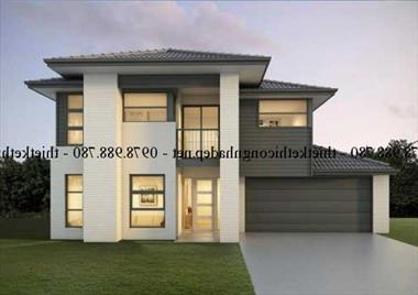 Thiết kế nội thất biệt thự 2 tầng đẹp 11x19m2