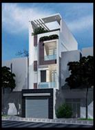 Mẫu thiết kế nhà ống 3 tầng 4x15m có giếng trời