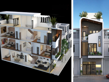 Mẫu thiết kế nội thất nhà mặt tiền 3m thu hút nhất năm 2022