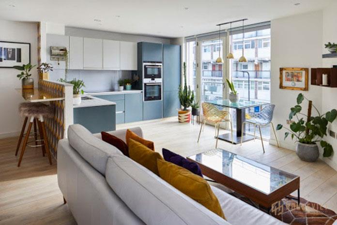 Các căn hộ 70m2 2 phòng ngủ này cũng là lựa chọn thích hợp cho các gia đình có từ 3-5 thành viên