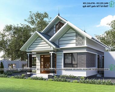Mẫu nhà cấp 4 mái thái 12x13m ấn tượng tại Thái Bình NDNC4197