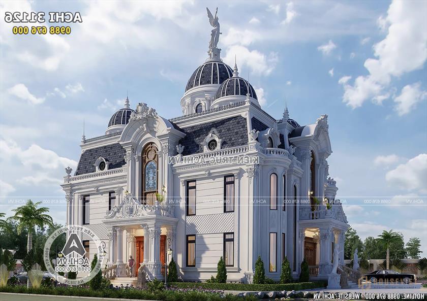 Mẫu thiết kế lâu đài 400m2 đẹp tại Cần Thơ - ACHI 31126