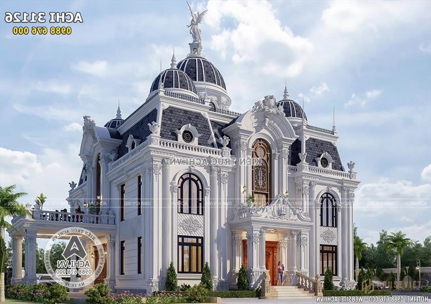 Một góc nhìn của mẫu biệt thự tân cổ điển