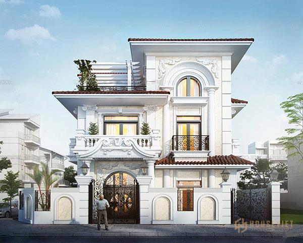 Cách kết hợp mái thái và mái bằng để tạo nên một thiết kế biệt thự cổ điển đẹp và hiện đại