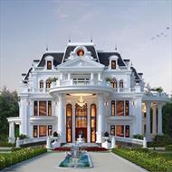 31 Mẫu thiết kế biệt thự cổ điển kiểu Pháp siêu đẹp