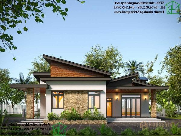 Mẫu nhà cấp 4 6x13m ấn tượng nhất năm 2019 NDNC4101.
