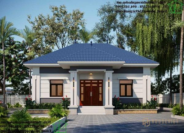 Thiết kế nhà cấp 4 9x12m 3 phòng ngủ tại Thái Bình NDNC4108.