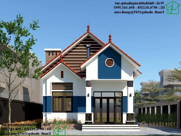 Thiết kế nhà cấp 4 nông thôn đơn giản 7.5x17m tại Vĩnh Bảo Hải Phòng NDNC472.