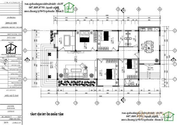 Nhà 4 phòng ngủ tiện nghi, hiện đại.