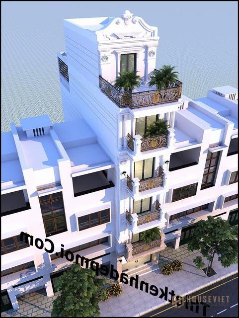 Nhà đẹp 6 tầng 4,5m 