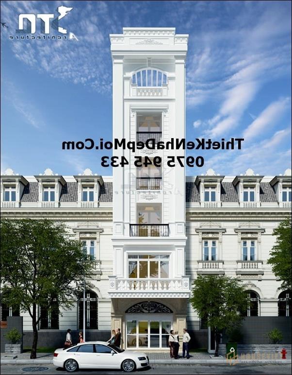 Nhà phố 6 tầng kết hợp showroom