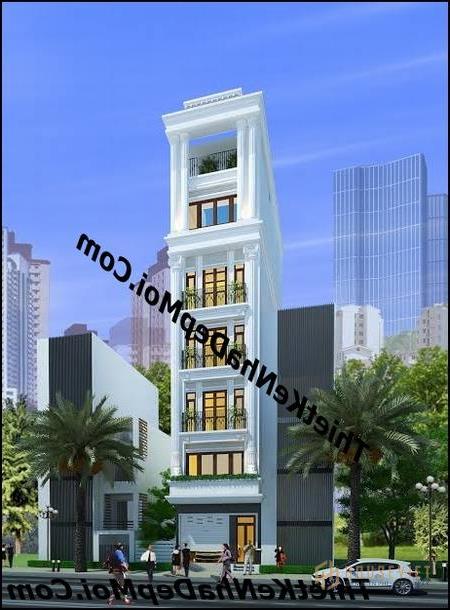 Thiết kế nhà phố 7 tầng