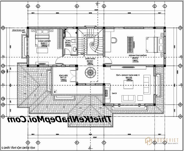 Bản vẽ thiết kế nhà ngang đẹp