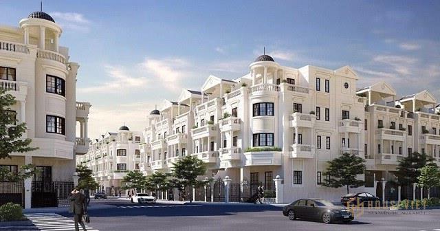 Thiết kế biệt thự liền kề phong cách tân cổ điển