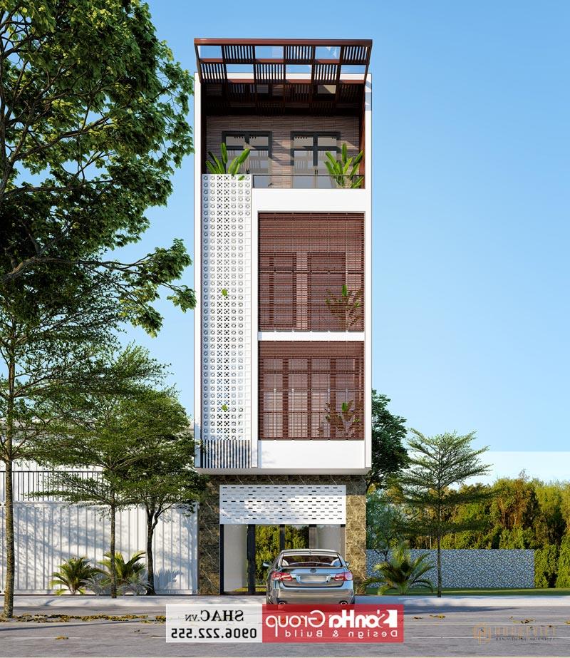 Nhà phố đẹp hiện đại 69m2