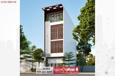 Thiết kế nhà phố phong cách hiện đại 69m2 tại Hải Phòng - SH NOD 0232