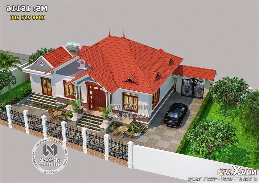 Ảnh: Tổng thể kiến ​​trúc ngôi nhà kết hợp sân vườn
