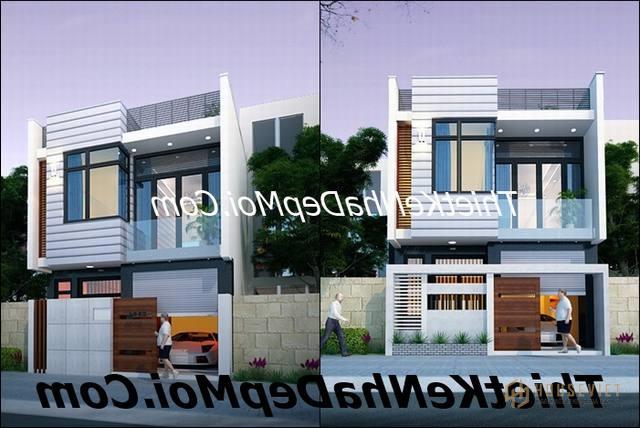 Thiết kế nhà kiểu hàn quốc 2 tầng