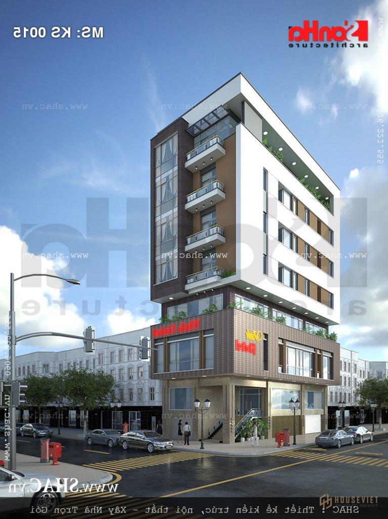 Thiết kế khách sạn 8 tầng