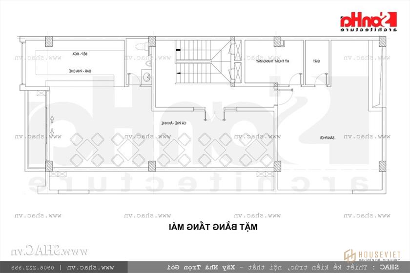 Thiết kế của mái khách sạn