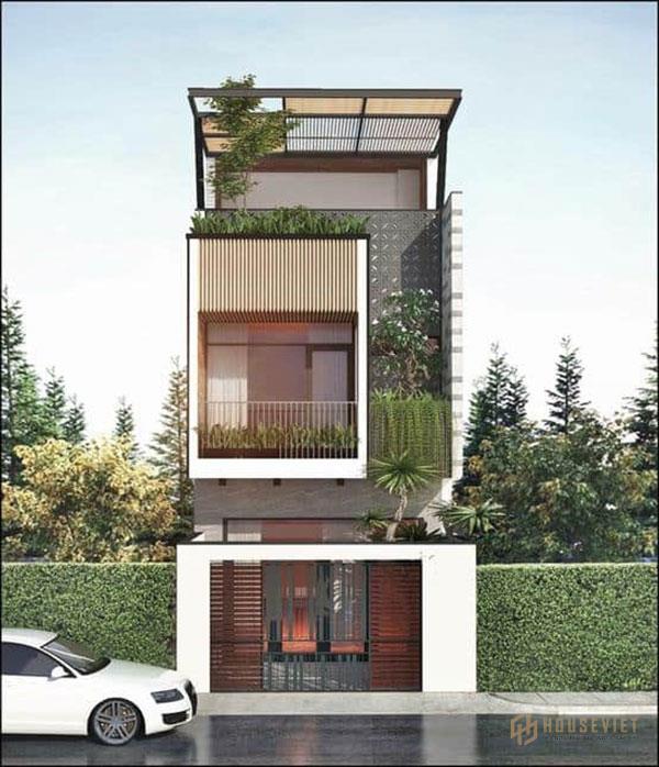 Căn nhà 60m2 không gian xanh, trong lành