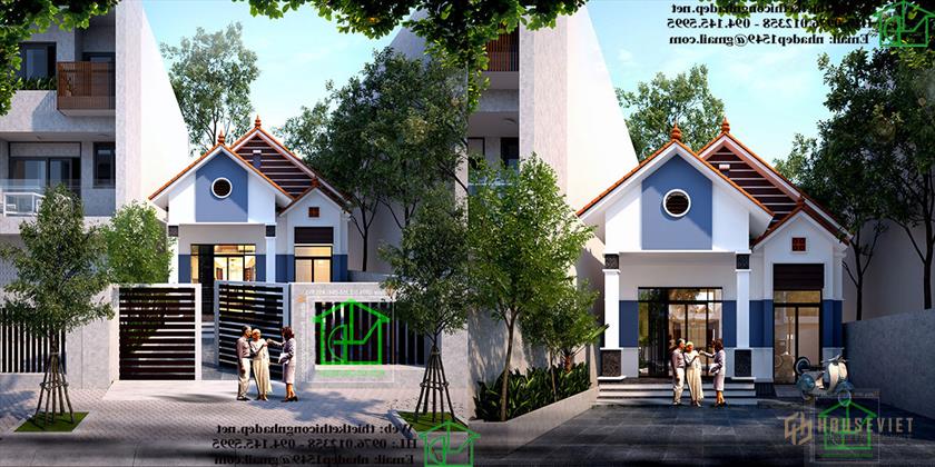 Thiết kế và thi công nhà cấp 4 hiện đại NDNC467