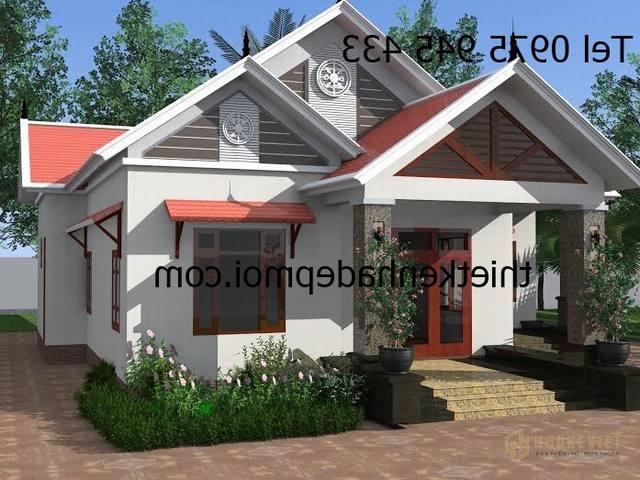 Thiết kế nhà mái tôn đẹp ở Đắc nông 