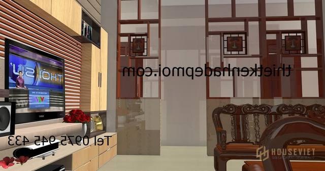 Bản vẽ nội thất nhà cấp 4 mái tôn 26m2