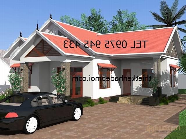 Nhà vườn cấp 4 mái tôn đẹp ở nông thôn 
