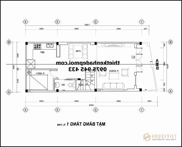 mat bang tret nha 1 tret 1 lau 1 san thuong 4,7x12,5
