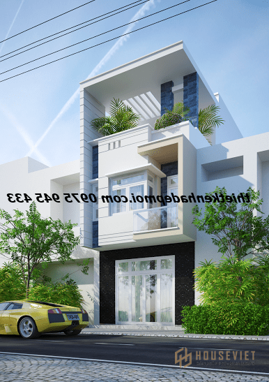mau nha lo pho 2.5 tang dep mat tien 4,5x17