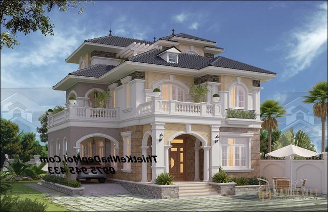 Biệt thự vườn 2 tầng đẹp