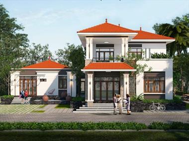 Bộ sưu tập các mẫu thiết kế biệt thự 2 tầng hình chữ L đẹp và sang trọng nhất hiện nay