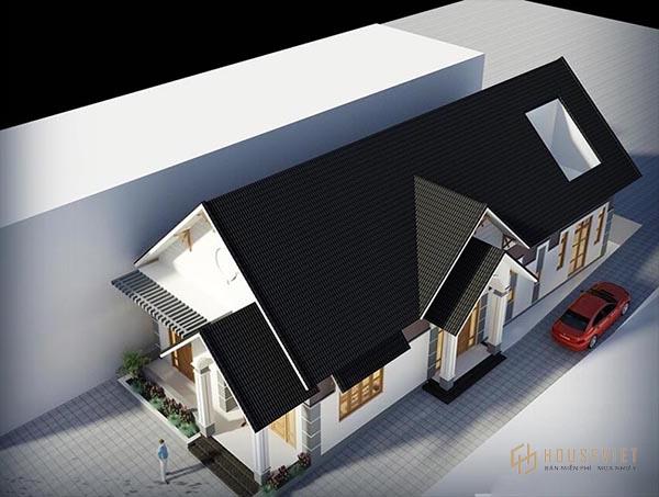 Mẫu thiết kế nhà cấp 4 rộng 6m x 20m
