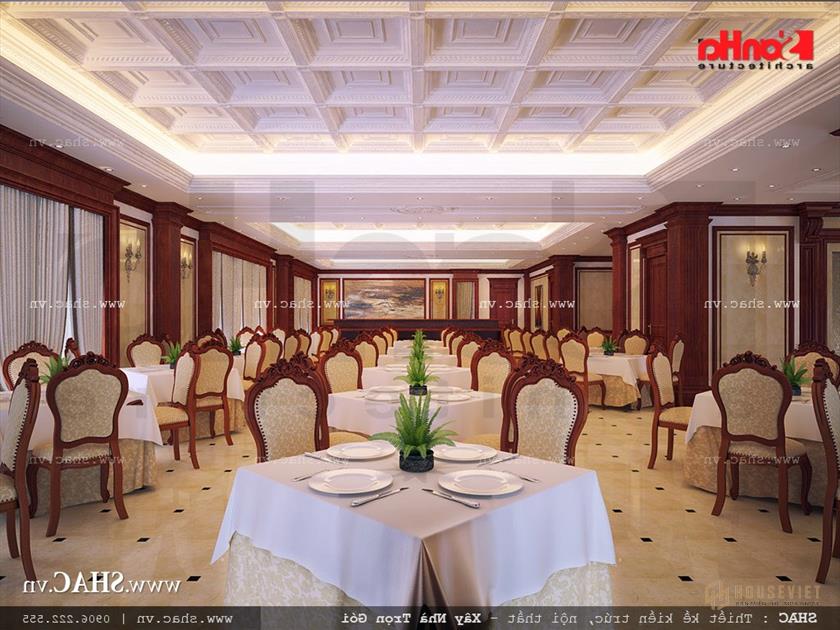 Phòng ăn khách sạn đẹp