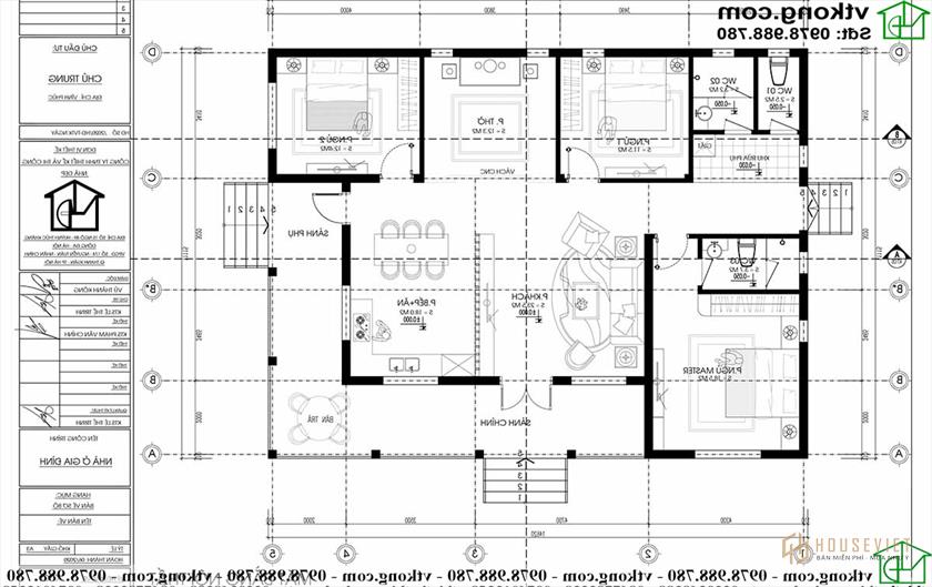 Nhà Cấp 4 Tầng Thượng 3 Phòng Ngủ 15x11m Tại Ninh Bình NỮ