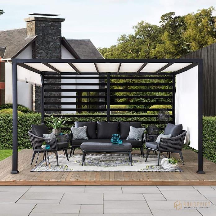 Ảnh 10: Cách thiết kế vô cùng đa dạng và hiện đại là lời đáp cho sự biến hoá tài tình của pergola là gì
