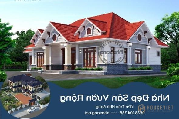 CỰC CHẤT 100+ mẫu nhà đẹp sân vườn rộng xanh phong thủy đáng mơ ước 2022