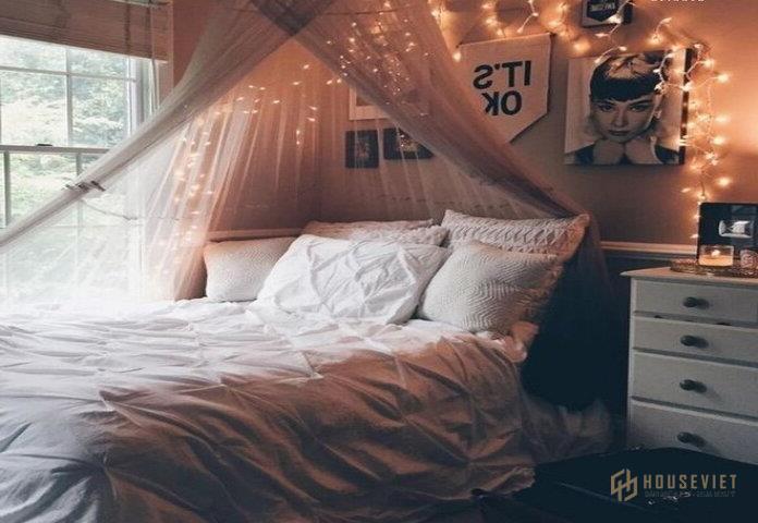 Ảnh 10: Không gian ánh sáng lung linh tràn ngập căn phòng cưới