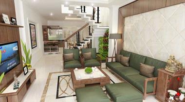 Thiết kế nội thất nhà ống 100m2 tiện nghi hiện đại