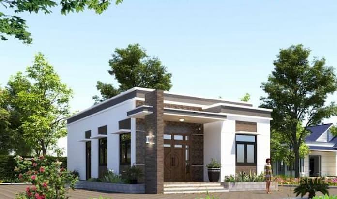 Ảnh 2: Mẫu thiết kế nhà vuông vức có phong thủy rất tốt, mang lại nhiều may mắn, bảo vệ sức khỏe cho các thành viên trong gia đình