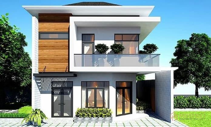 Ảnh 11: Nhà 2 tầng hình vuông được xây dựng ở thành thị nhiều hơn ở nông thôn