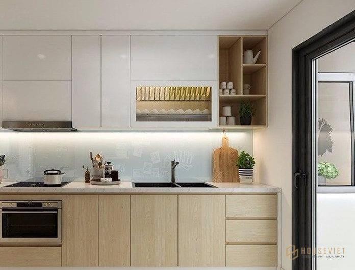 Ảnh 6: Mẫu bếp đẹp cho căn hộ 15m2