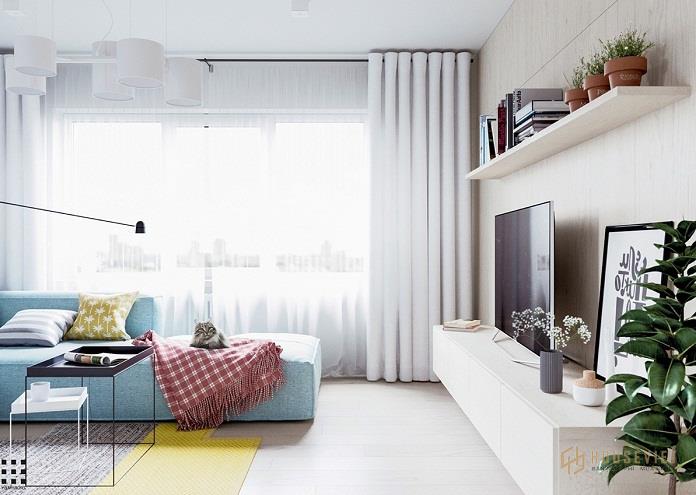 Ảnh 8: Thiết kế căn hộ 20m2 đầy đủ nội thất