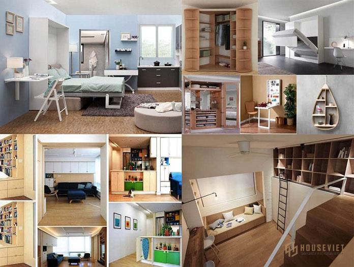 Ảnh 14: Thiết kế nội thất nhà ống 25m2 thông minh.  căn hộ, chung cư