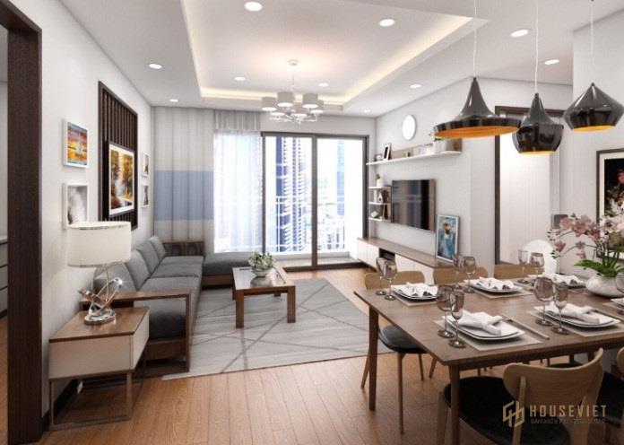 Ảnh 22: Phòng ăn kết hợp phòng khách