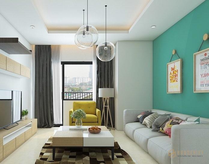 Ảnh 24: Toàn bộ nội thất được sử dụng gam màu tươi sáng, trẻ trung.