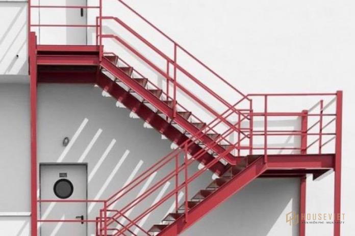 Cầu thang thoát hiểm có vai trò quan trọng trong mỗi công trình cao tầng