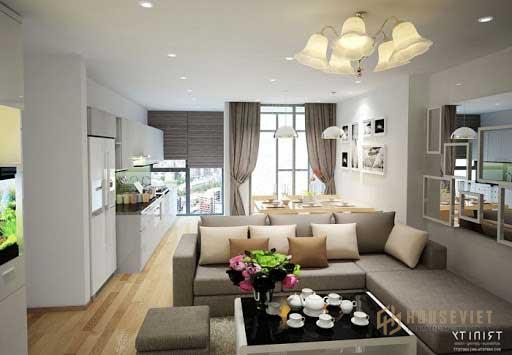 Tuyệt chiêu thiết kế nội thất chung cư 90m2 đẹp