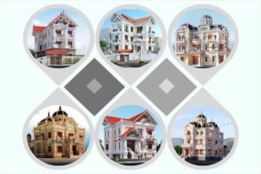 Trầm trồ trước 300 mẫu nhà lầu kiểu Pháp đẹp mãn nhãn đã thi công hoàn thiện